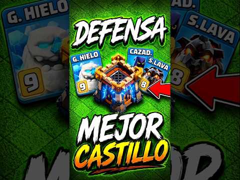 🔥 ¡LA MEJOR DEFENSA para el Castillo del Clan!  #clashofclans #viral #shorts