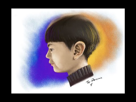 DOMINIC 7-YEAR OLD - Procreate speed drawing