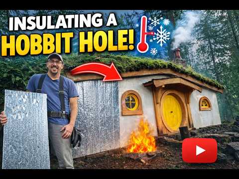 Hobbit Hole Build: How I Insulated the Walls Like a Semi-Pro