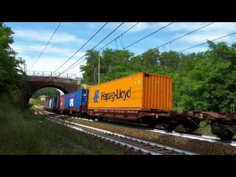 IL SALUTO DELLA TIGRE E.652 148 IN TRANSITO CON MERCI A RIGOROSO (AL) 15 - 7 - 2017