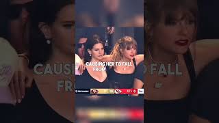 Lana Del Rey accidentally knocked over after Chiefs&#39; Super Bowl win 😬🏈😳