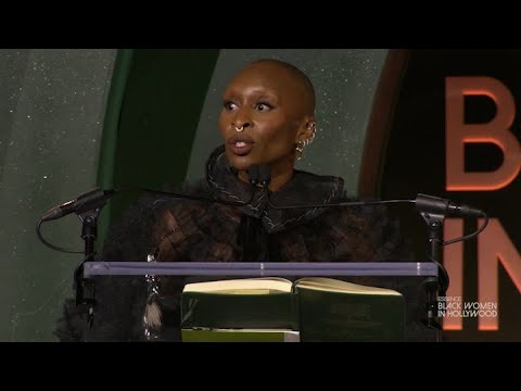 BWIH 2025: Cynthia Erivo gives her Vanguard Award acceptance speech