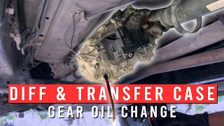DIY Hilux Differential and Transfer Case Gear Oil Change | Hilux 4x4 & etc