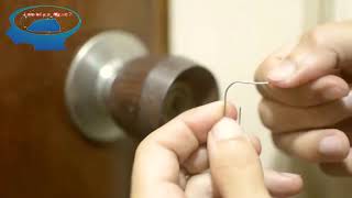 🔴 COMO ABRIR UNA PUERTA CON UN CLIP 🔴 🔴