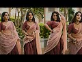 Deepthi Sunaina Saree Hot Navel Video Deepthi Sunaina Hot Photo Shoot Video Deepthi Sunaina Hot