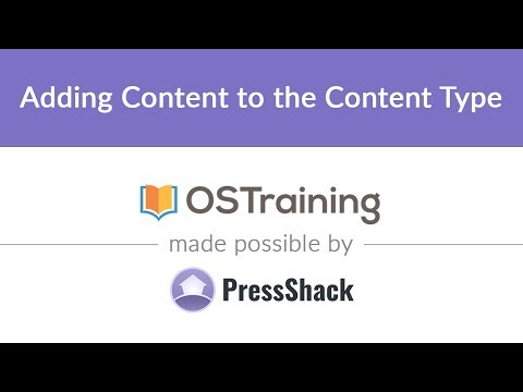 WordPress Development Lesson 15 Adding Content to the Content Type