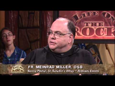 Life on the Rock - 2014-07-11 - St Benedict Abbey - Fr Mark and Doug with Fr James Albers, OSB