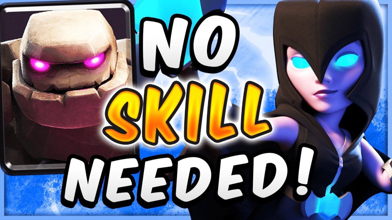 1 BEST GOLEM DECK in CLASH ROYALE! 