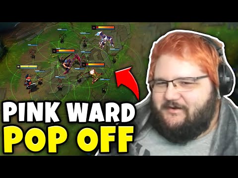 WHEN PINK WARD TAKES OVER THE GAME WITH SHACO SUPPORT - League of Legends