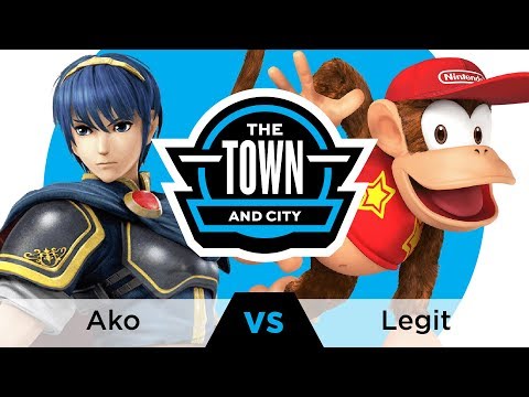 THE TOWN and City #9 - Winners Quarter-Final: Ako (Marth) vs. Legit (Diddy Kong)