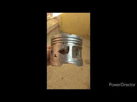 Череп из поршня, классная пепельница