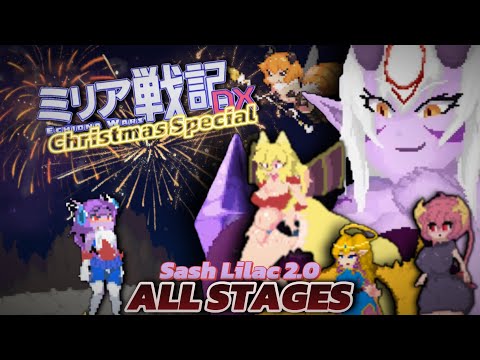 [CHRISTMAS SPECIAL] Sash Lilac wanna beat ALL THE STAGES | Echidna Wars DX