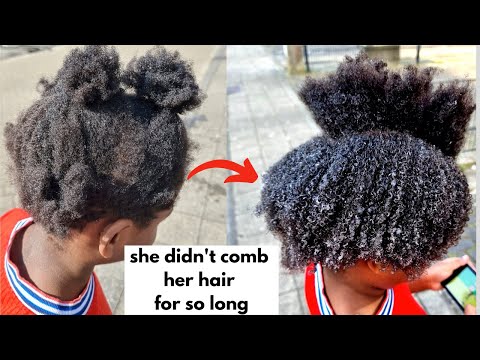 HOW TO DETANGLE EXTREMELY MATTED NATURAL 4 C HAIR |...