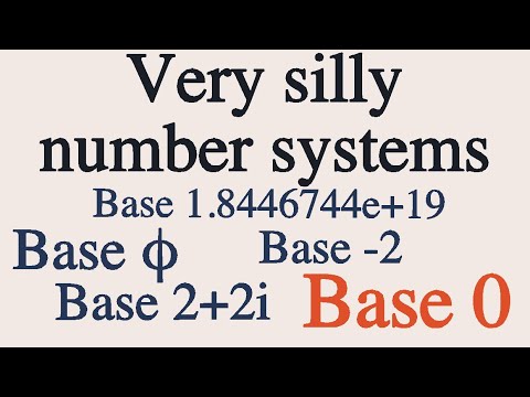 Some silly number systems