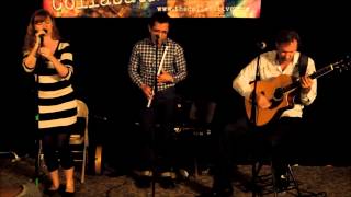 The Hanz Araki Trio performing traditional folk song, 
