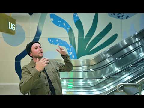 PARTE 2: Raine Square Shopping Center - Arte Mural - Chris Nixon