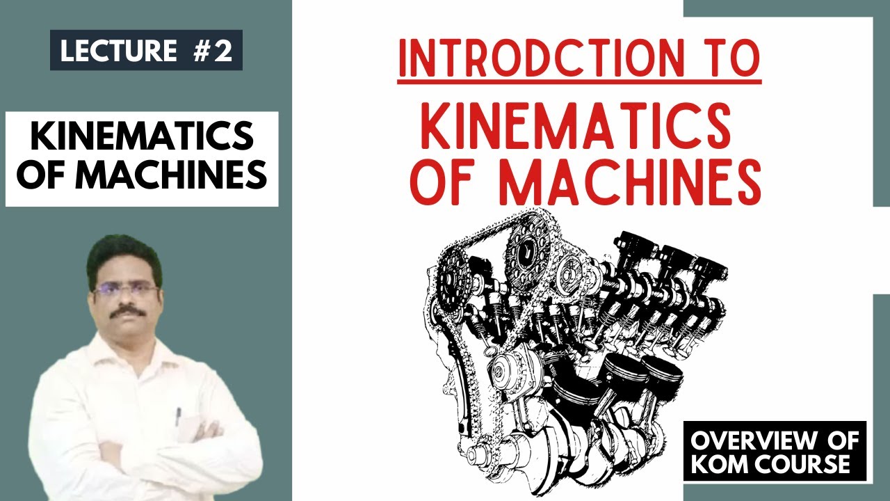 Lecture 2: Introduction to Kinematics of Machines | Overview of Kinematics of Machines | KOM