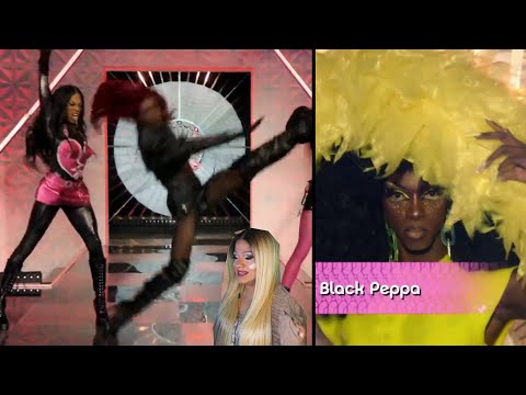 Black Peppa SLAYING GIRLGROUP CHALLENGE! - Drag Race UK Season 4 Reaction!