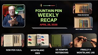 WEEKLY RECAP APRIL 26, 2026: featuring  the Blackwing Pen, the Zento Signature ; DeKempen notebooks