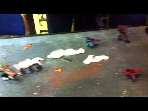 Battlefleet gothic: Eldar Vs. Space Marines