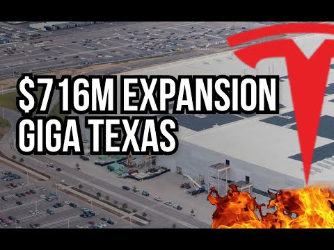 Tesla files for $716M expansion at Giga Texas, including cathode plant. Idra group new 9000t