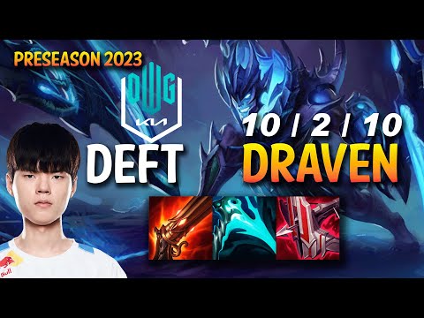 DK Deft DRAVEN vs KALISTA ADC - KR Ranked