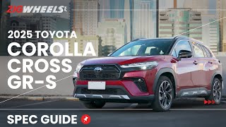 2025 Toyota Corolla Cross GR-S Spec Guide | Zigwheels.Ph