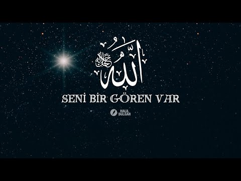 SENİ BİR GÖREN VAR -Şiir ve Yorum: Halil Dülgar