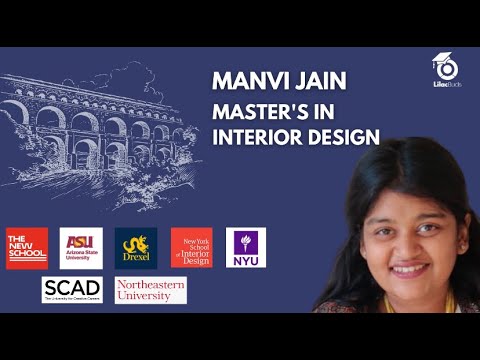 Manvi gets into Drexel University for Master's in Interior Design!