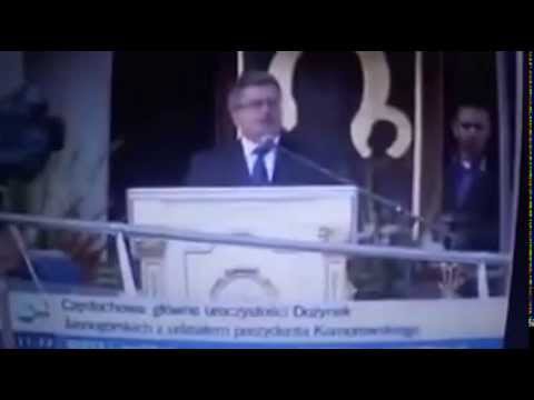 Bronisław Komorowski przemawia z Jasnej Góry