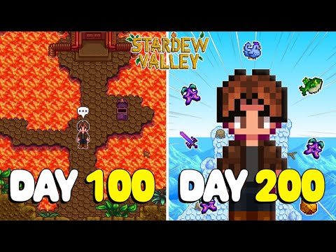 How Far Can I Get in 200 Days of Stardew Valley 1.6?