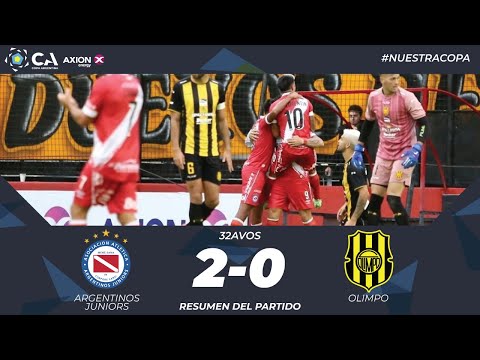 32avos: Argentinos Juniors 2 - Olimpo 0
