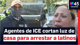 Mi bebé tiene 1 añito: ICE quita la luz de una casa y arresta a varios inmigrantes