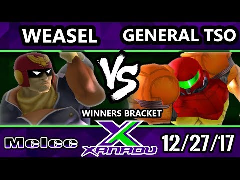 S@X 234 Melee - Weasel (Captain Falcon) Vs. General Tso (Samus) - Smash Melee Winners Bracket - SSBM