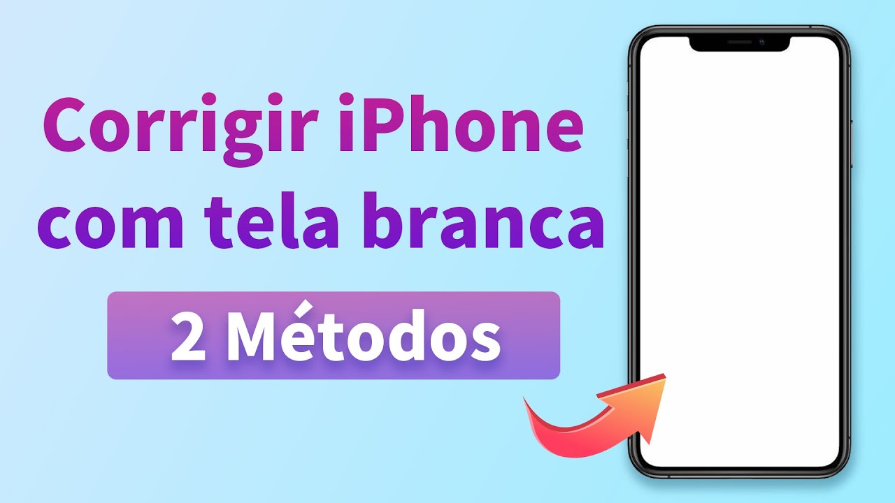 iPhone com tela branca