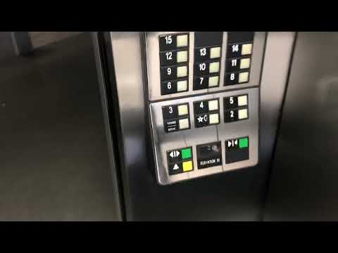 EXTREMELY FAST! Scenic Otis Series 1 Traction Elevators @ Bank of America Plaza Parking, Dallas TX