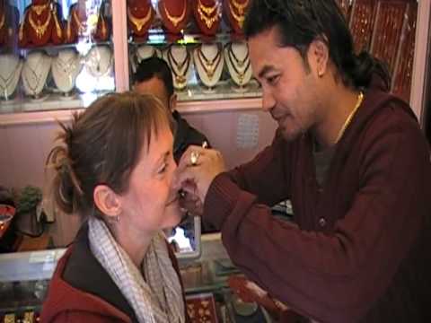 Nepal - Kathmandu - The Nose Piercing - seatofourpants.com.MOD