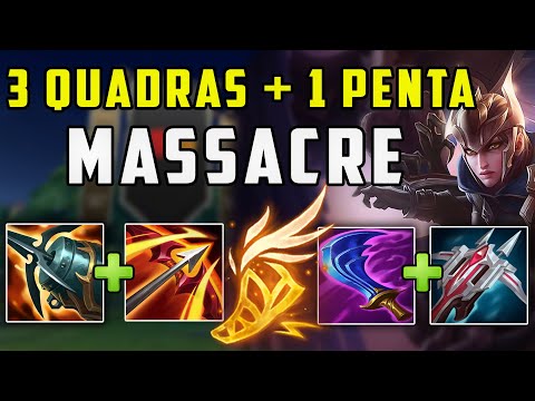 RANK 1 QUINN THREE QUADRAS + PENTAKILL FROM 3 DIFFERENT CHAMPS (BLOODBATH) - League of Legends