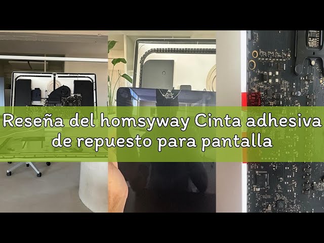 Vídeo relacionado con homsyway Cinta adhesiva de repuesto para pantalla LCD compatible con Apple iMac de 21.5 pulgadas A1418 Retiona 2017 2019 2020
