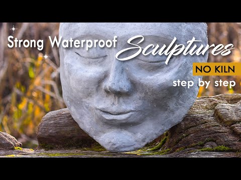Air Dry Clay Alternative - Waterproof DIY Garden Sculpture IDEAS - Pal Tiya Premium FACE SCULPTURE