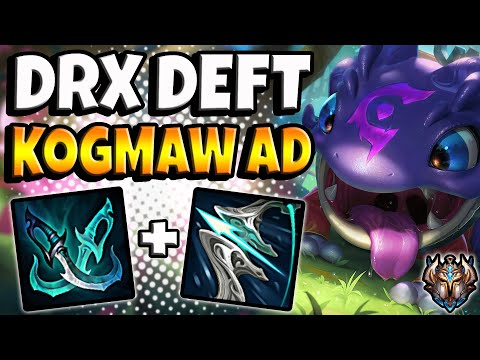 Deft Kogmaw vs Kalista [ ADC ] Patch 12.8 Korea Challenger ✅