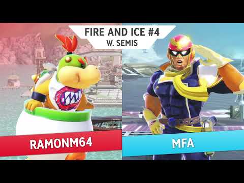 Ramon64 (Bowser Jr) vs MFA (Captain Falcon) - Fire and Ice #4 Winners Semi Finals