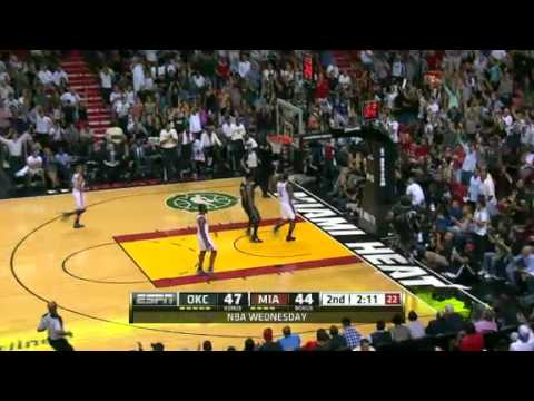 Lebron James 2011 2012 Game 53 Miami vs Oklahoma 4 4 2012