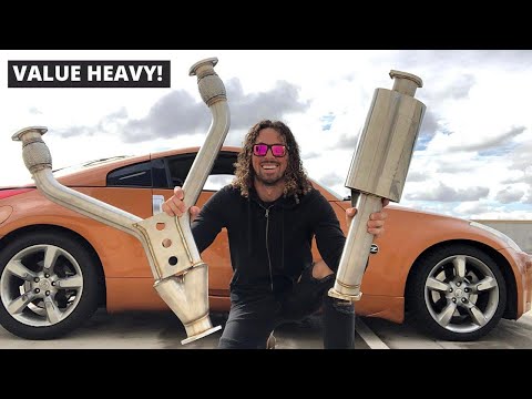 350Z ISR Y-PIPE AND SINGLE GT EXHAUST SYSTEM INSTALL AND REVIEW