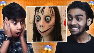 Try Not to Get Scared Challenge with Little Brother