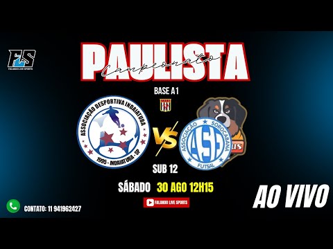 CAMPEONATO PAULISTA DE FUTSAL BASE A1 - AD INDAIATUBA X ASF/MAGNUS  SUB 12