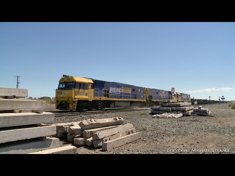 4PM4 Pacific National Steel Train (12/12/2021) - PoathTV Australian Trains & Railways