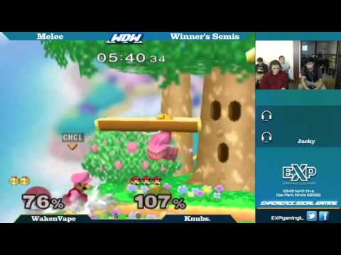 WDW - 9/23/15 - WakenVape (Peach) vs Knubs. (Luigi) - Winner's Semis