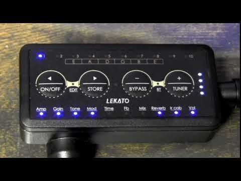 LEKATO Guitar Headphone Amp - Operating Instructions in Edit Mode