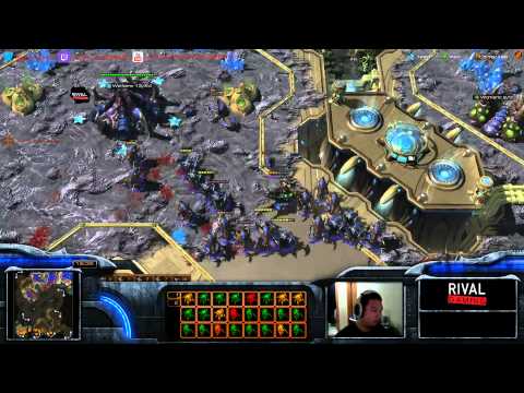 [Highlight] Protoss Army gets rekted by Zerg Surround!